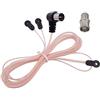Greluma Antenna FM Interni 75 Ohm Dipolo Y F Maschio Jack Adattatore Cavo Coassiale Ricevitore Stereo AV Amplificatore Home Theater