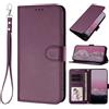 XINQCASE per Samsung Galaxy A52 4G / 5G / A52S 5G, Custodia a Portafoglio in Pelle PU [Tracolla Staccabile], Flip Libro Custodia Cover per Samsung A52 4G / 5G / A52S 5G, Viola