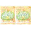 Dietorelle - Caramelle Dure Vegan Arancia e Limone, Caramelline Frutta Agrumi, Senza Zucchero, Senza Glutine, con Dolcificante Naturale - 70 gr (Confezione da 2)
