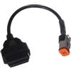 SIXTOL Mechanic Cable 20 | Adattatore OBD-II 4-Pin Compatibile con Harley-Davidson | Cavo diagnostico 16-Pin