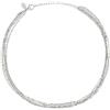 Breil, Collezione Margot, Collana Donna, Girocollo Multifilo in Acciaio Lucido, Impreziosito da Perle Bianche, Chiusura Regolabile, Lunghezza fino a 45 cm, Idea Regalo Donna