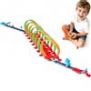 Havnidy Autocarro per bambini, giocattolo da corsa con 8 loop a 360° e 6 auto ritirate veloci, giocattolo da pista regalo per ragazzi dai 3 4 5 6 anni in su