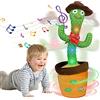 HICAS Giocattoli parlanti di cactus - Profondi, cantante di peluche con 120 canzoni, ripetere quello che dici - Regali per bambini e decorazioni per la casa
