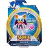 Sonic The Hedgehog - Action figure da collezione, 10 cm - Rouge con bomba a forma di cuore