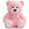 BEJOY Orso di peluche, orso morbido in peluche, adorabili giocattoli imbottiti, orso per accoccolarsi, Natale Capodanno, 36 cm, rosa