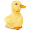 Hoite Peluche a forma di anatra gialla da 17 cm, piccolo e carino, giocattolo da fattoria, realistico, animale di peluche, simulazione selvaggia, super morbido, decorazione per la casa,