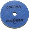 QUARKZMAN Diamond Sponge Polishing Pads 4 Dia 6000 Grit Emery Sand Fiber Polishing Pad Wet Use Buffing Pad For Stone Concrete Marble Grinder Polisher Buffing Wheel, Blue Dark Green