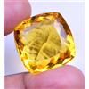 Naturale Giallo Opale 50.50Ct Cuscino Certificato Non Trattato Welo Australiano