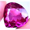 Naturale Perfetto Rodolite Granato 20.70 KT Lampone Rosa Certificato Gemma