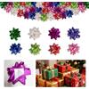 CIYIN Fiocchi Regalo Fiocchi Decorativi Autoadesivi 2 Pollici, Pellicola Iridescente (Arcobaleno), 8 Colori Diversi, 10 Pezzi per Colore, Totale 80 Pezzi