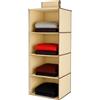 Warmhm Organizer per Magliette E Leggings da Scomparti per Armadio Borsa Portaoggetti da Appendere a Doppia Faccia in Pvc Oxford