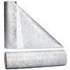 AmaCasa - Runner da tavola in tessuto non tessuto color argento, ideale per fiori, matrimoni e comunioni, 30cm/25m (Silver, 30cm)