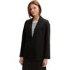 TOM TAILOR Denim Blazer da Donna, 14482 - Deep Black, S
