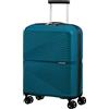 American Tourister, Samsonite Blu, 67 cm Spinner TSA Air Conic 2 Sezioni 4 Ruote Girevoli 67 Litri Valigia Blu Polipropilene (PP) Morbido Serratura a Combinazione