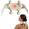SKG Massaggiatore per collo con calore, massaggiatore Shiatsu, Comfier 6D bianco, regalo per uomini e donne, H7 Ultra
