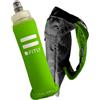 FITLY Flask Holder Green con Borraccia Morbida 300ml - Borraccia Sportiva Ideale per Corsa - Bottiglia di Idratazione Portatile per Attività Sportive - Per Running, Trail e Fitness