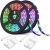 Sunboia Striscia LED di Batteria,Sunboia RGB Striscia flessibile LED impermeabile 4M LED Bias Illuminazione TV retroilluminazione120 LEDs con Mini Controller per Decorazioni Interno e Esterno 2Mx2 Pezzi