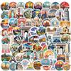 Kaderas Set di 200 Adesivi Viaggio per Valigia Laptop Bicicletta Scrapbooking Moto Skateboard Casco Auto, Stickers Impermeabili