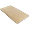 Comart - Tappeto Tahiti Bagno - 45x75 cm - Ultra Assorbente - Tappetino Sottile Salvaspazio - Morbido sotto i Piedi - Traspirante - Asciugatura Rapida - Antiscivolo - Lavabile in Lavatrice - Beige