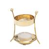 NKlaus bruciatore d'incenso porta incenso con tea light ottone regalo fatto a mano 2940