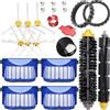 EATBALE 14 Pezzi Accessori di Ricambio per iRobot Roomba 605 606 615 616 620 621 625 630 631 650 653 655 660 670 671 676 680 690 691, Accessori Pneumatici Ruote Filtro Spazzola Rullo