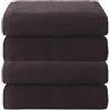 Top Towel Plus - Set di 4 Asciugamani da Bagno e Lavabo 100% Cotone | Asciugamani Morbidi, Assorbenti e Resistenti 50x100 cm | Set Ideale per Bagno Moderno