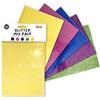 Siser® Glitter Mixed Pack - 5 Fogli A5 Termoadesivo Glitterato Colori Misti per la Personalizzazione dei Tessuti, Abbigliamento e Accessori, Hobby Creativi, Facile da Tagliare