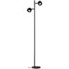 Paulmann 79775 Piantana LED Puric Pane 2x300lm incl. 2x3 W dimmerabile lampada da terra nero metallo, plastica 2700 K