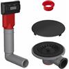 Franke 112.0658.444 Set di scarico Color Line opaco-112.0658, nero opaco