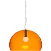 Kartell Big FL/Y Lampada a Sospensione 15 W, Arancio, Diametro 83cm