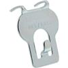 HIGH & MIGHTY 515302 Picture Hanger Set, Easy Tool-Free Dry Wall Art Hangers for Artwork, Photos, and Mirrors, Holds up to 40lbs, 2 pack, Steel , Silver