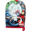 MARVEL - Guanto Doccia Captain America - Bagno Bambini Divertente - Detersione Delicata e Giocosa - Accessorio Ufficiale Marvel - Routine Bagno - Pelle Sensibile - Idea Regalo Originale