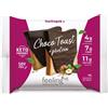 Logistica Food Feeling Ok Choco Toast Start Fette Biscottate con Copertura al Cacao, 50g