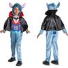 Disney Costume da vampiro Stitch Lilo & Stitch per bambini, con licenza ufficiale Disguise, divertente motivo di vampiro Stitch, mantello rimovibile, ideale per Halloween, per età 3-4, 4-6 e 7-8 anni