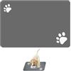 ZHAOYCSH Tappetino Assorbente per Ciotole Cane e Gatto, 40x60 cm, Antiscivolo, Super Assorbente,Tappetino per Alimentazione Pet, Tappeto per Pavimento con Base in Diatomite per Distributore Cibo e Acqua