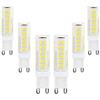 WANGPEI Lampadine LED G9 9W,Lampada Alogena Equivalente a 90W Bianco Freddo 6000K 900LM Non Dimmerabile Lampada a Risparmio Energetico G9,6Pezzi