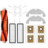 MYAYD Accessori di ricambio per aspirapolvere Dreame Bot D10 Plus/RLS3D/Z10 Pro/L10 Plus, set di accessori da 13 pezzi, include 1 spazzola principale, 2 filtri, 4 spazzole laterali, 4 sacchetti per polvere