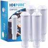 ICEPURE Filtro acqua per macchina da caffè, Compatibile con Krups F088 Pro Aqua, AEG/Siemens/Bosch/Nivona, 4 pezzi (Attenzione: non adatto per Jura White)