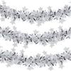 Kunjocy Ghirlanda di Orpello Natalizio da 10 m / 32,8 ft, Decorazioni Lunghe per Ghirlande Natalizie Fili di Orpello Metallico Boa per Albero di Natale Decorazione da Appendere per Casa Natale Corone