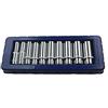 US PRO 3237 3237-Set di Chiavi a Bussola Profonde da 3/8'' da 10 a 19 mm, Blu