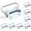 HOME MASTER HARDWARE Maniglia ad anello da 3-1/2 per cassetta degli attrezzi, per sollevamento, cassa, cassa, petto, placcato, confezione da 8