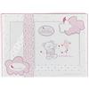 Interbaby Set di Lenzuola di Coralina per Mini CullaBaby Love in bianco e rosa