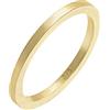 Elli Premium Anello da Donna in Argento 925, Oro Giallo 375, Misura 52 (16.6)