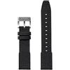 Nixon Cinturino per orologio da uomo, colore nero, in cotone, con fibbia ad ardiglione, C3270-000-00