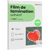 StarMaker 10 fogli A3, 30.7 x 43cm, laminazione a freddo OPACA - Pellicole autoadesive per foto e adesivi, compatibile plotter da taglio