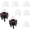 lasuroa 2pz Pompa Bulbi Primer Snap-in & 6pz Carburatore Ricambi Bulbo Primer, per Walbro 188-512-1 WT-23A Poulan Echo Craftsman Homelite Motosega Soffiatore & Decespugliatore