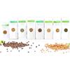 biosprosser Set di semi di emergenza biologici, 3,75 kg, per vetro germinale, ceci biologici, fagioli di montagna, lenti di montagna, ravanello, mix di proteine, grano saraceno, lenticchie beluga