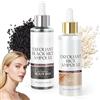 AOOWU Peel Shot Glow Fiala di Riso Duo, 2pcs 100ml Fiala di Riso Bianco e Nero, Riso Bianco e Nero Come Esfoliante, Apertura Dei Pori, Peeling Delicato, Rimuove Cellule Morte Della e Punti Neri