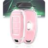 LELNOOS Cover Chiave Silicone per Hyundai i30 i20 i10 i40 i35 Kona Tucson | Aderente, Protezione Antiurto, Nessun Blocco del Segnale, Compatibile con ix35 ix20 Santa Fe Ioniq Bayon Creta Strada