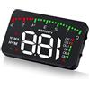 VIGORFLYRUN PARTS LTD A900 Head Up Display OBD II Auto velocità proiettore 8,9 cm Parabrezza proiettore Digitale GPS Digitale Auto tachimetro Allarme